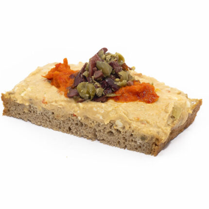 Bauernbrotstreifen: Thunfischaufstrich mit Kapern