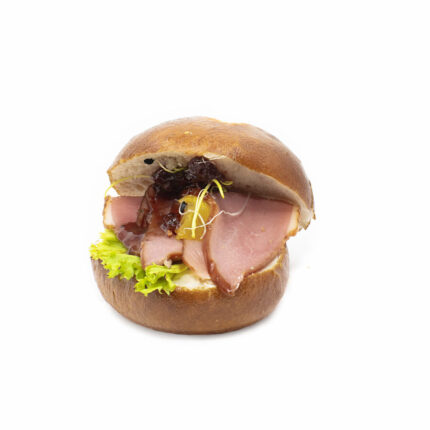 Honig-Pfefferente mit Sauce Cumberland