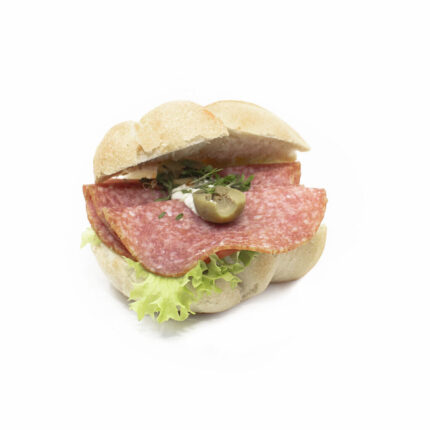 Mailänder Salami mit Olive