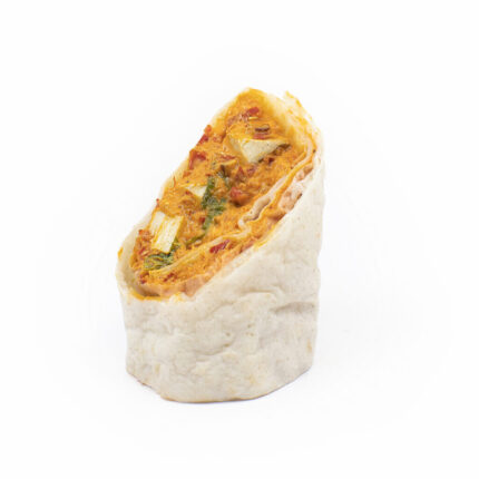 Mini Wrap: geräucherter Tofu & rote Linsen