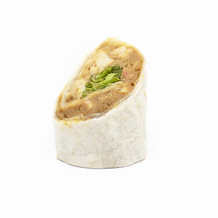 Mini Wrap: Yakitori Hühnerfilet & Erdnuss-Kokoscreme